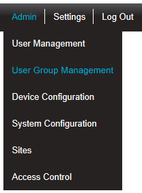 Figure 16 User Group Management
