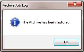 Archive Log Synergy Management