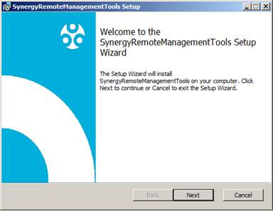 Synergy Remote Management Tools Setup